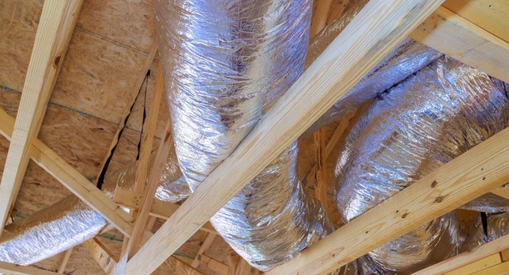 Thermal Insulation Wrapping for HVAC Ducts 2